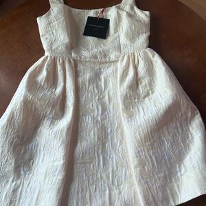 Cynthia Rowley Cream Brocade Formal Dress